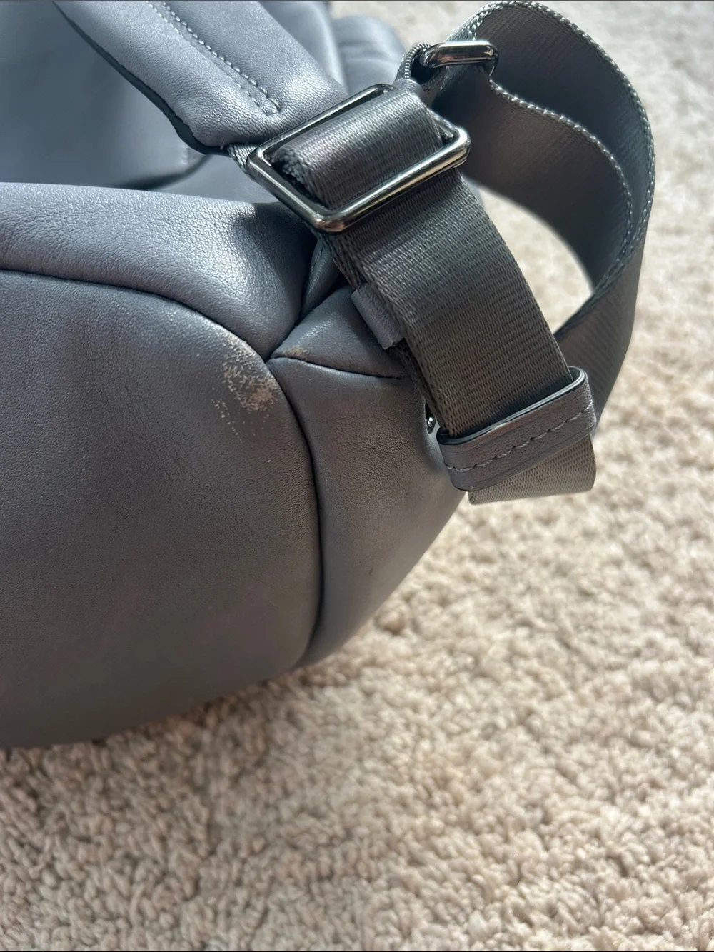 Tumi Ruby Laptop Backpack in Gray Leather